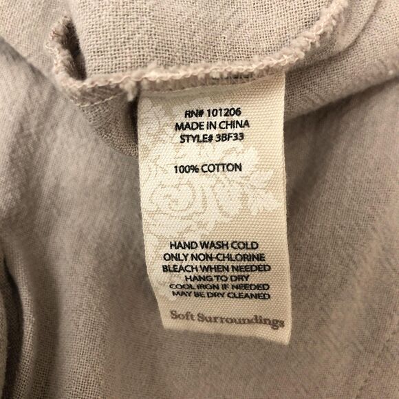 Soft Surroundings Jacket Womens PXS Button Front Lightweight Layering Top - Picture 11 of 13